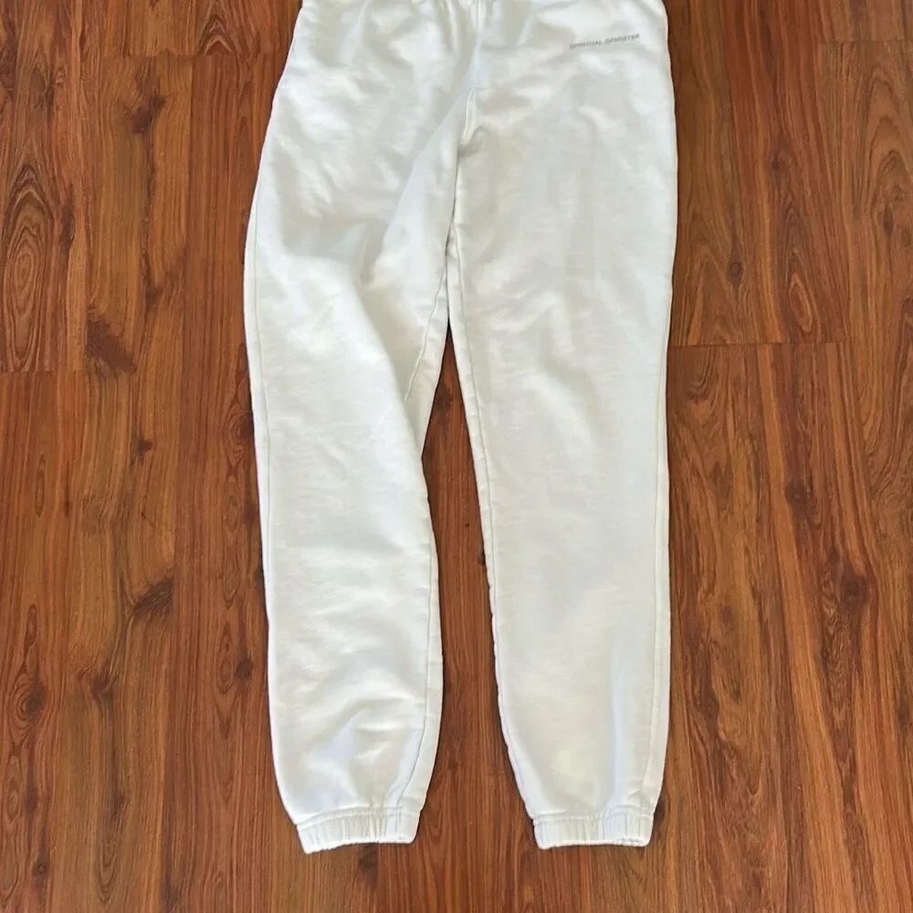 Spiritual gangster white sweatpants size small